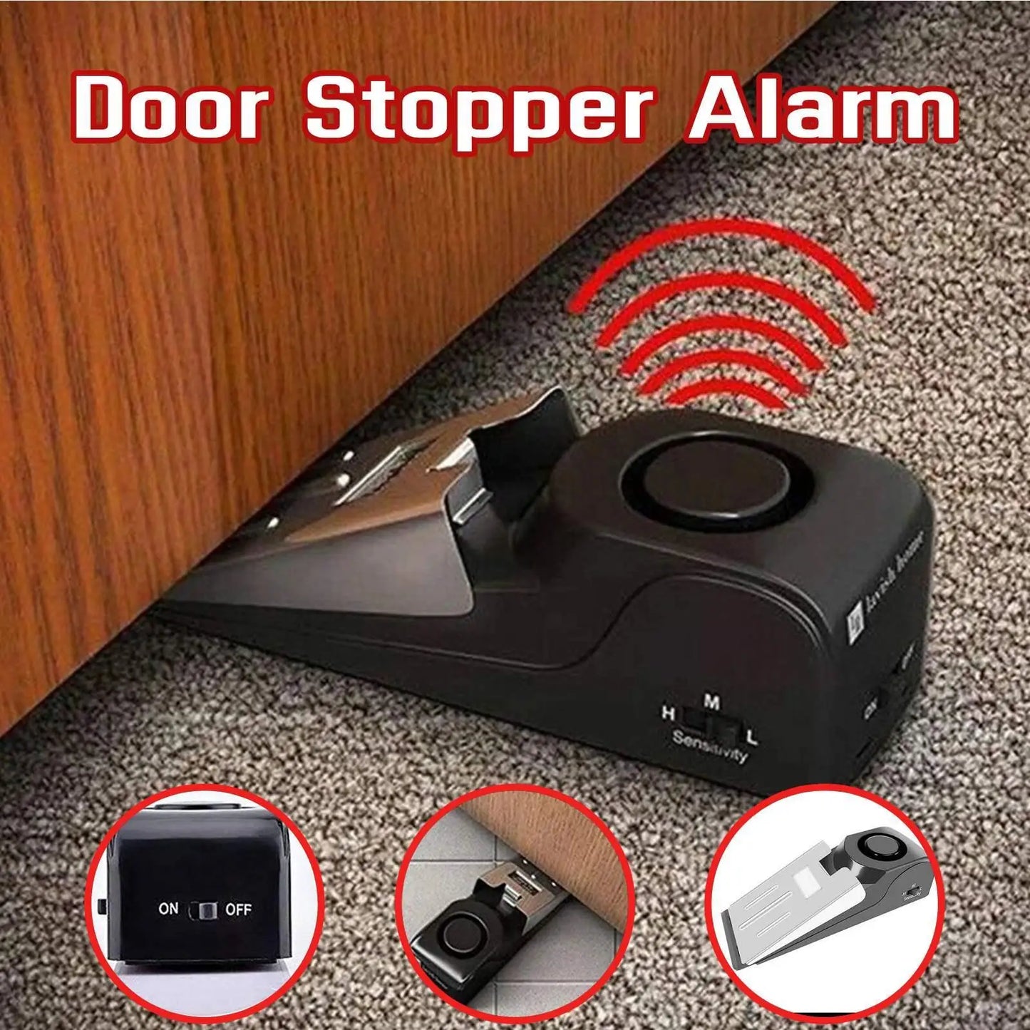 Anti-Theft Door Stop Alarm