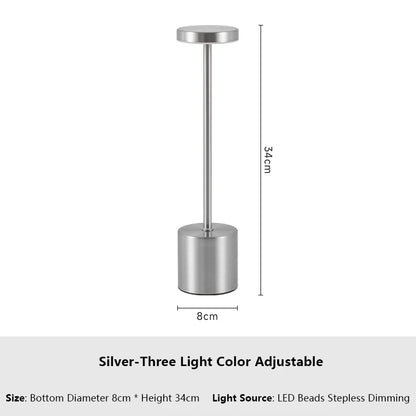 Rechargeable LED Table Lamp with Touch Sensor