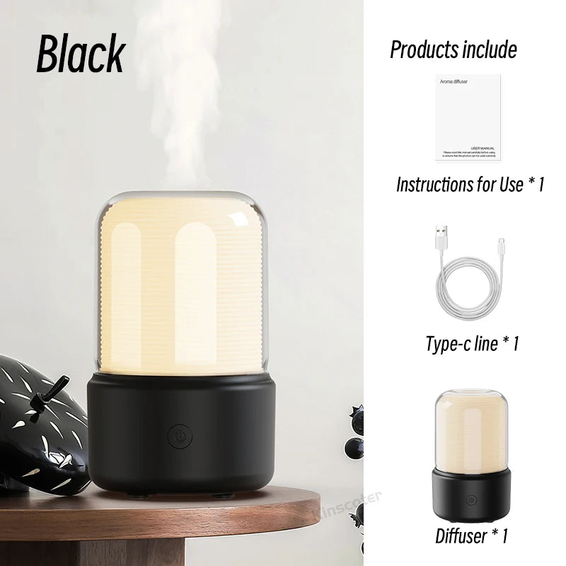 Air Humidifier Essential Oil Night Light USB