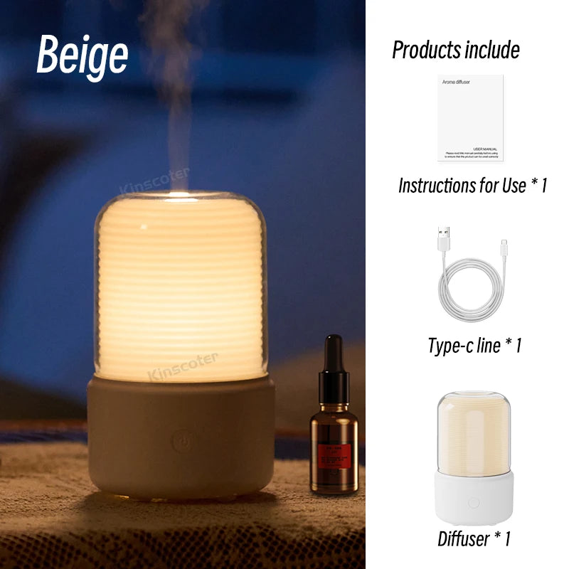 Air Humidifier Essential Oil Night Light USB